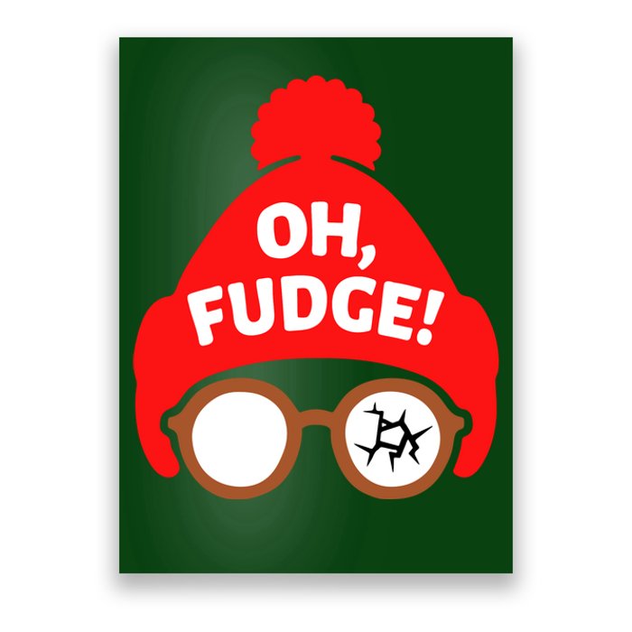 Oh Fudge Funny Christmas Poster