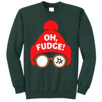 Oh Fudge Funny Christmas Tall Sweatshirt