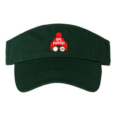 Oh Fudge Funny Christmas Valucap Bio-Washed Visor