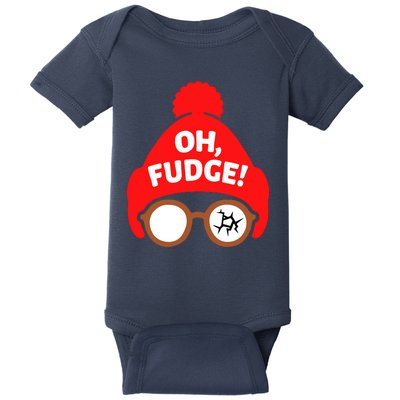 Oh Fudge Funny Christmas Baby Bodysuit