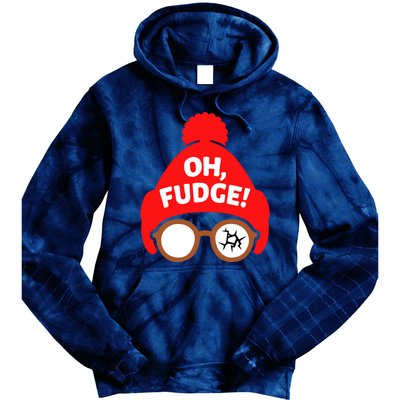 Oh Fudge Funny Christmas Tie Dye Hoodie