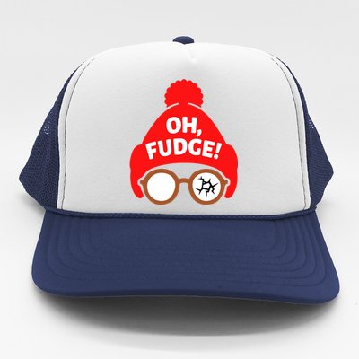 Oh Fudge Funny Christmas Trucker Hat