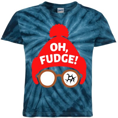 Oh Fudge Funny Christmas Kids Tie-Dye T-Shirt