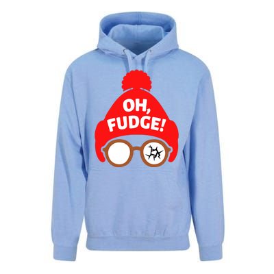 Oh Fudge Funny Christmas Unisex Surf Hoodie