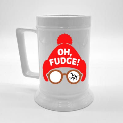 Oh Fudge Funny Christmas Beer Stein