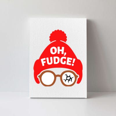 Oh Fudge Funny Christmas Canvas