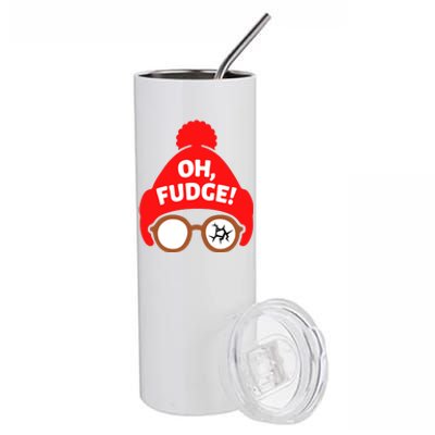 Oh Fudge Funny Christmas Stainless Steel Tumbler