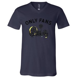 Only Fans Funny Gift V-Neck T-Shirt