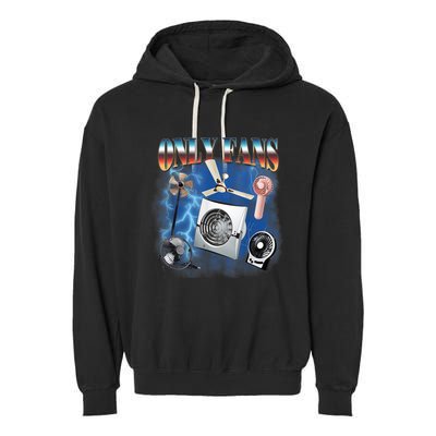 Only Fans Funny Fans Joke Meme Adult Humor Garment-Dyed Fleece Hoodie