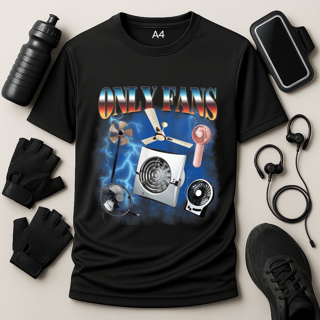 Only Fans Funny Fans Joke Meme Adult Humor Cooling Performance Crew T-Shirt