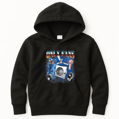 Only Fans Funny Fans Joke Meme Adult Humor Kids Hoodie
