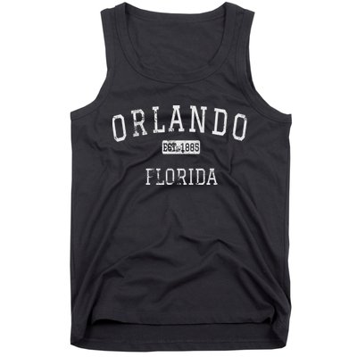 Orlando Florida Fl Vintage Tank Top