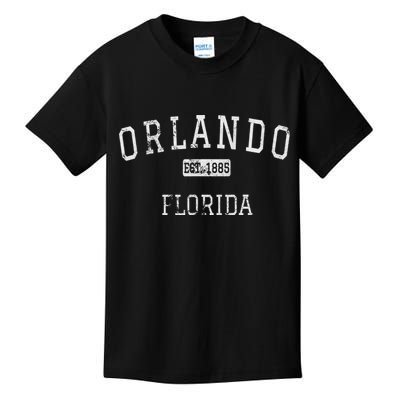 Orlando Florida Fl Vintage Kids T-Shirt