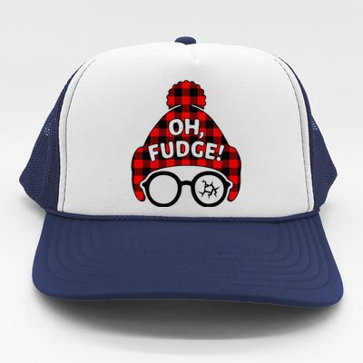 Oh Fudge Funny Christmas Trucker Hat