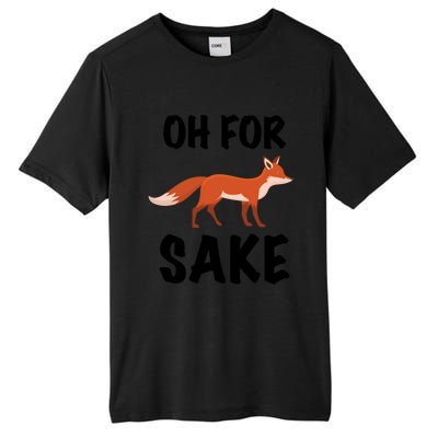 Oh For Fox Sake Lets Chill Animal Lover Costume Gift Tall Fusion ChromaSoft Performance T-Shirt