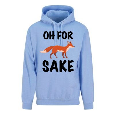 Oh For Fox Sake Lets Chill Animal Lover Costume Gift Unisex Surf Hoodie