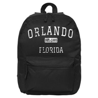 Orlando Florida FL Vintage 16 in Basic Backpack