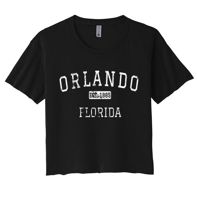 Orlando Florida FL Vintage Crop Top