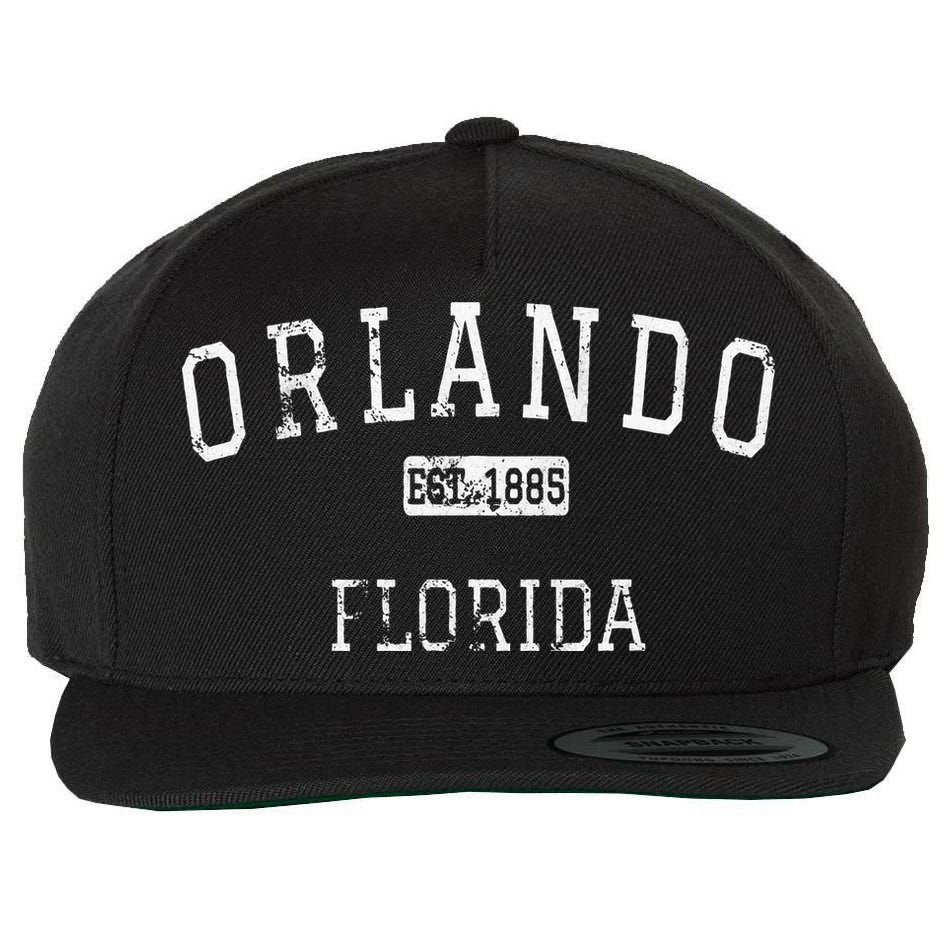 Orlando Florida FL Vintage Wool Snapback Cap