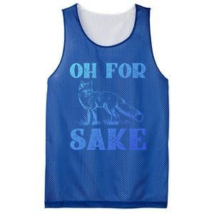 Oh For Fox Sake Gift Mesh Reversible Basketball Jersey Tank