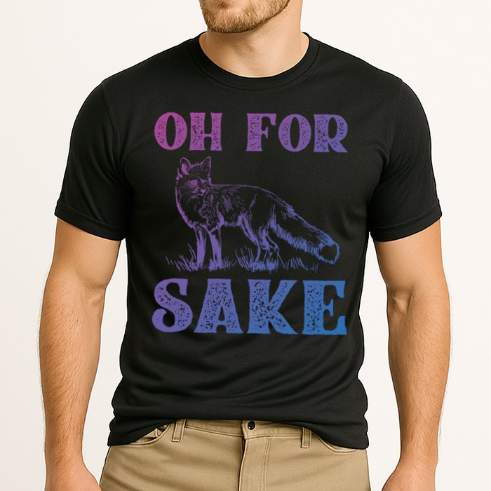 Oh For Fox Sake Gift Cooling Performance Crew T-Shirt