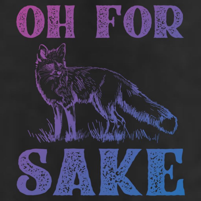 Oh For Fox Sake Gift Adult Drive Performance Visor