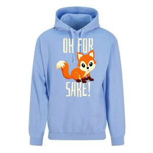 Oh For Fox Sake Funny Cute Animal Fox Lover Gift Unisex Surf Hoodie