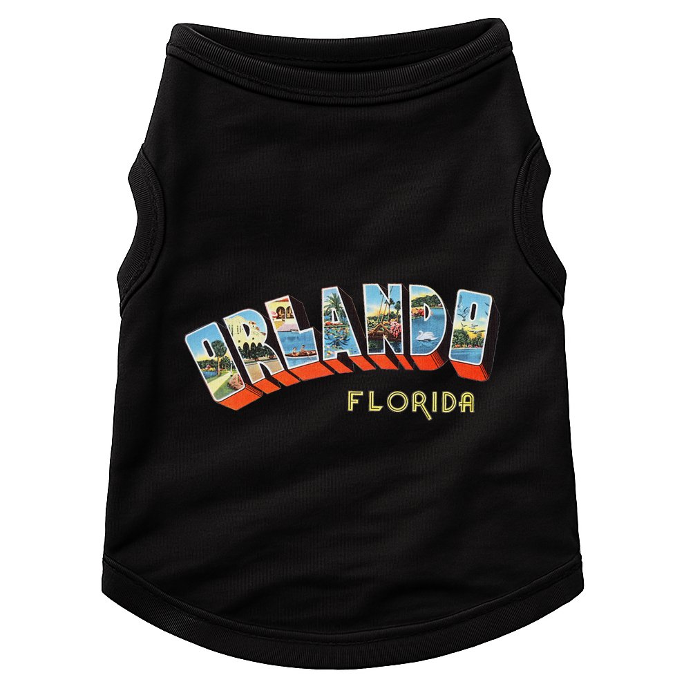 Orlando Florida Fl And Women Retro Vintage Doggie Tank