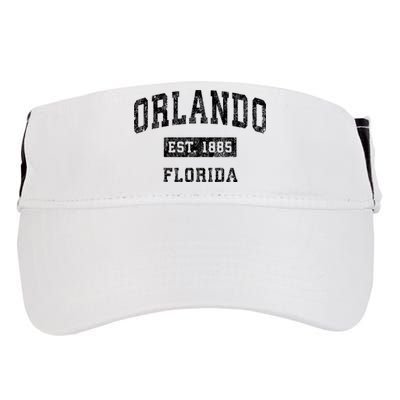 Orlando Florida Fl Vintage Established Sports Design Adult Drive Performance Visor