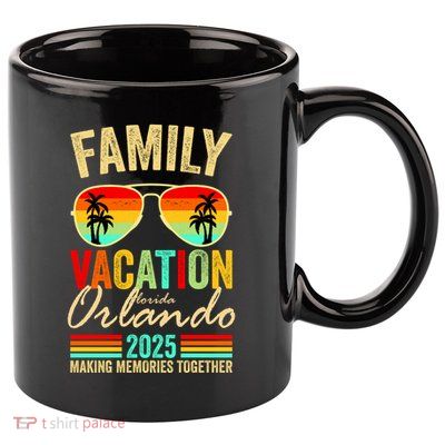 Orlando Florida Family Vacation 2025 11oz C Handle Ceramic Mug