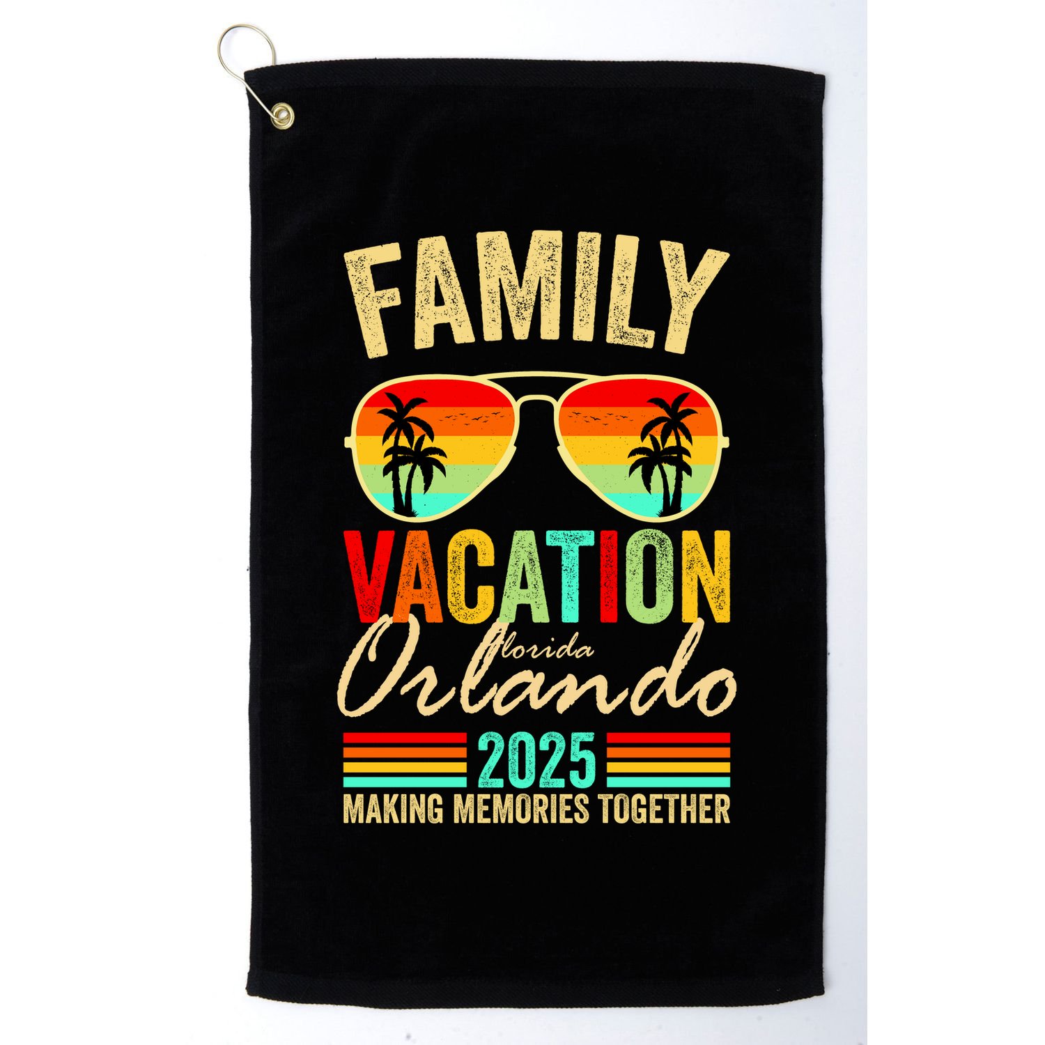 Orlando Florida Family Vacation 2025 Golf Towel