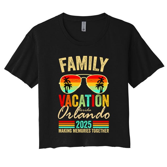 Orlando Florida Family Vacation 2025 Crop Top