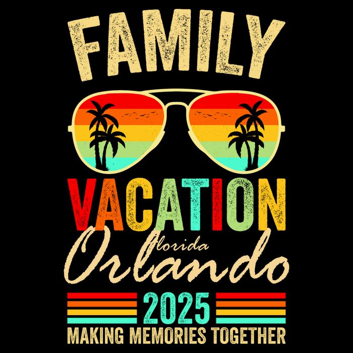 Orlando Florida Family Vacation 2025 Wool Snapback Cap