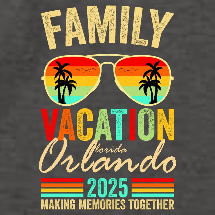 Orlando Florida Family Vacation 2025 Vector Backpack