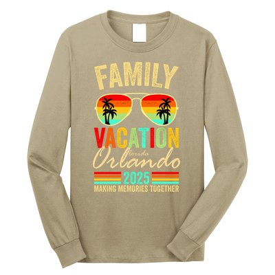 Orlando Florida Family Vacation 2025 Long Sleeve Shirt