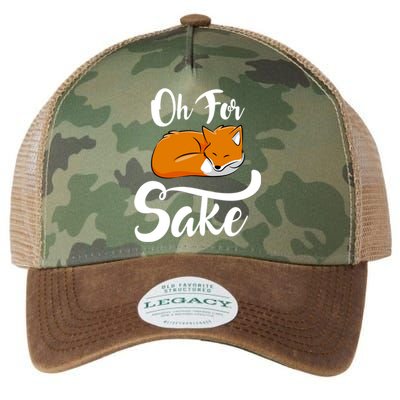 Oh For Fox Sake Cool Gift Legacy Tie Dye Trucker Hat