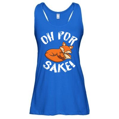 Oh For Fox Sake Fox Lover Gift Ladies Essential Flowy Tank