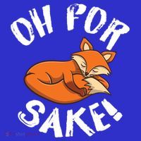 Oh For Fox Sake Fox Lover Gift Short Acrylic Beanie