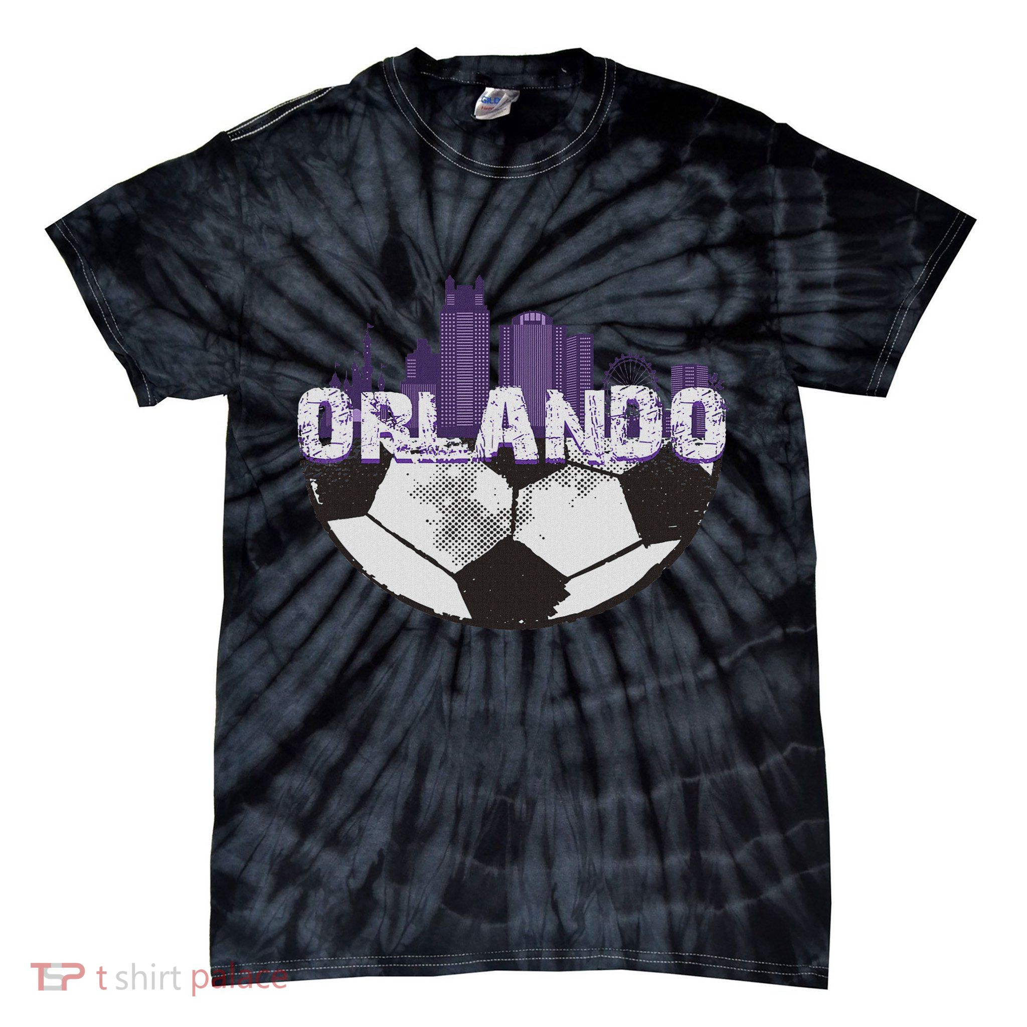 Orlando Fan Fc Tie-Dye T-Shirt