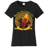 Okay Fine Fine IM Cool Im Fine Hades Women's T-Shirt