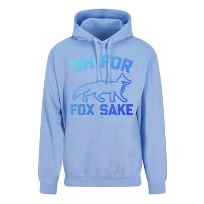 Oh For Fox Sake Gift Funny Saying Sarcastic Novelty Fox Gift Unisex Surf Hoodie