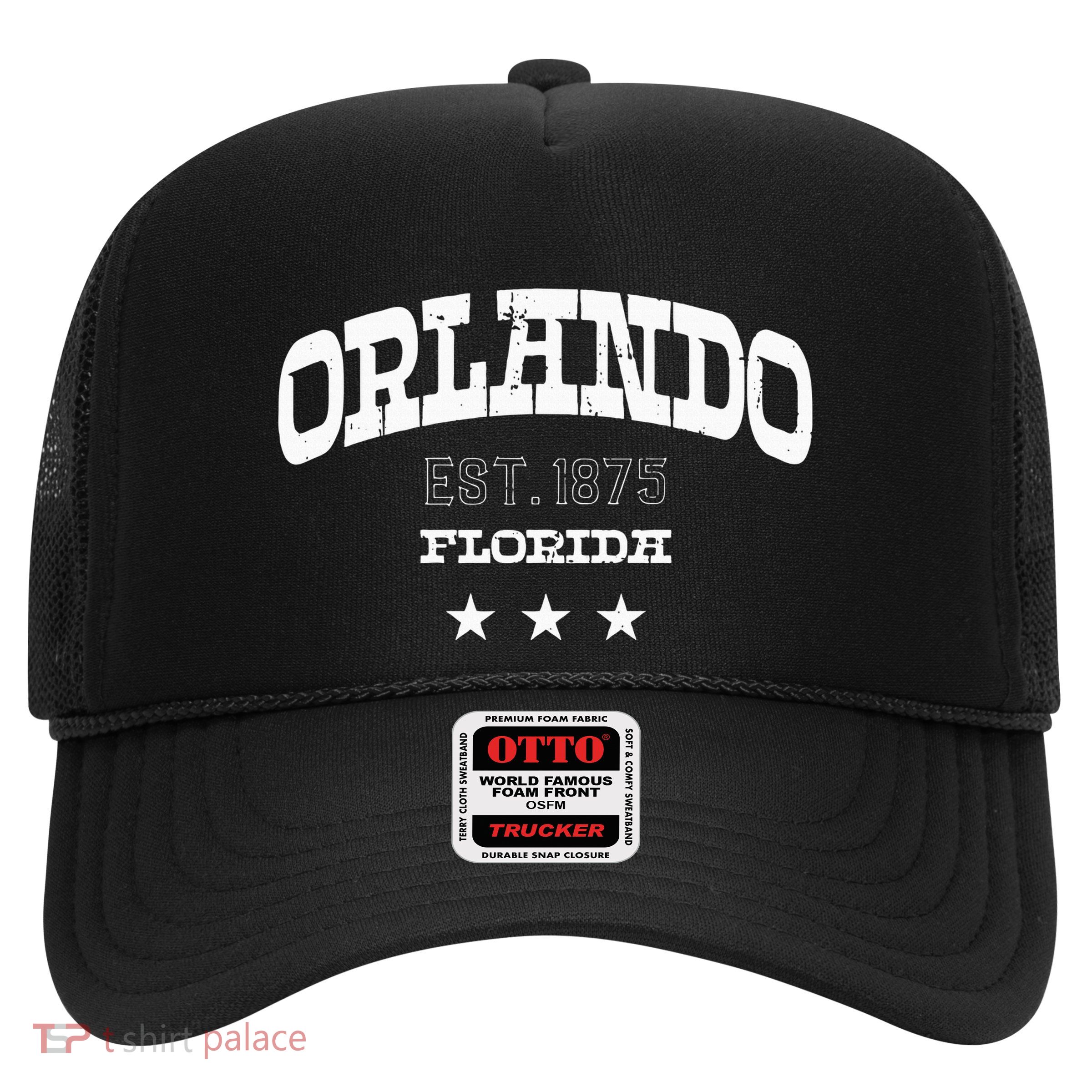 Orlando Florida Fl Athletic Souvenir Trucker Hat