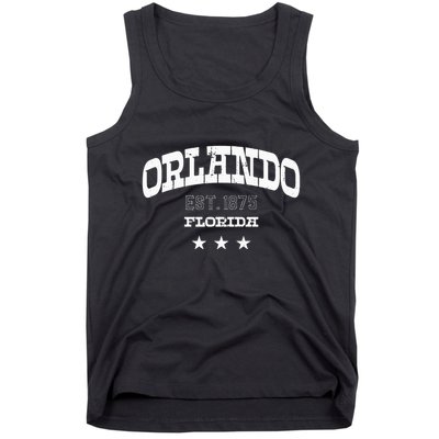 Orlando Florida Fl Athletic Souvenir Tank Top