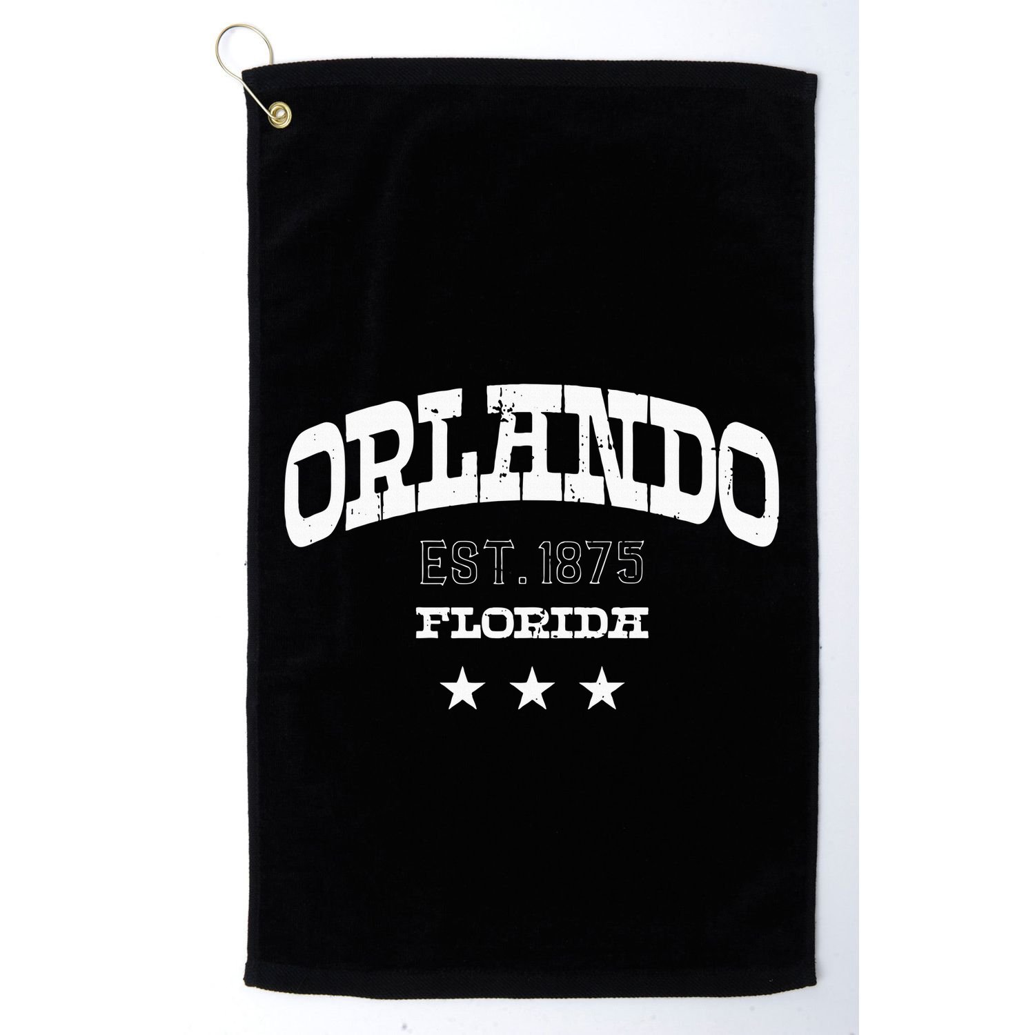 Orlando Florida Fl Athletic Souvenir Golf Towel