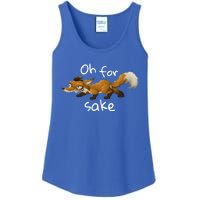 Oh For Fox Sake Funny Cussing Pun Animal Gift Ladies Essential Tank