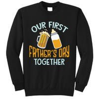 Our First Father's Day Together Dad And Son Daughter Sweatshirt