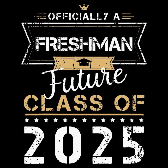 Officially Freshman Future Class Of 2025 Funny First Day 9th Drawstring Bag