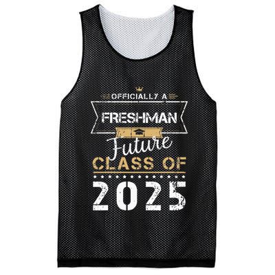 Officially Freshman Future Class Of 2025 Funny First Day 9th Mesh Reversible Basketball Jersey Tank