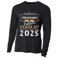 Officially Freshman Future Class Of 2025 Funny First Day 9th Cooling Performance Long Sleeve Crew