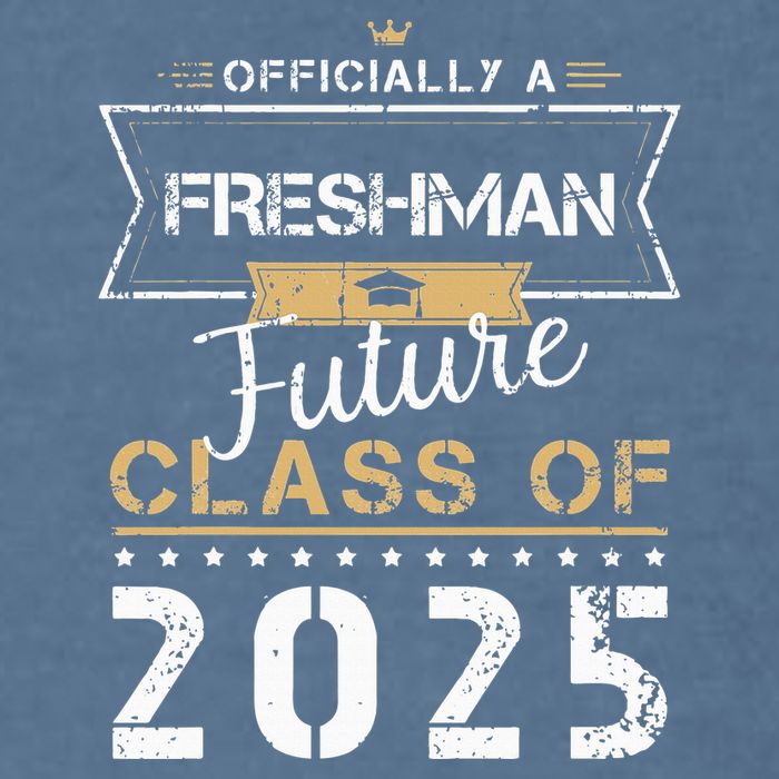 Officially Freshman Future Class Of 2025 Funny First Day 9th Garment-Dyed Sweatshirt